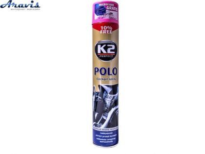 Поліроль торпеди спрей 750ml K2 Polo Woman Жіночий аромат K407WO0