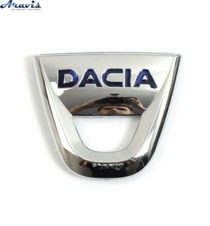 Эмблема Dacia Duster перед пластик 4 штырька H=100мм