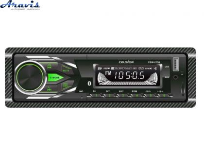 Автомагнітола MP3/SD/USB/FM бездисковий програвач Celsior CSW-223G