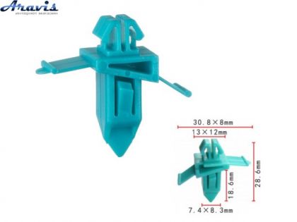 Клипсы C1091 Молдинга крыла Toyota Suzuki 7549160011,75491-60011,15808 100шт