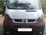 Зимние накладки на решетку радиатора Renault Trafic Opel Vivaro 2001-2006 средняя AVTM FLGL0127