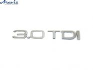 Эмблема надпись 3.0 TDI Audi A6 2005- скотч 158х23мм 4F0853743B2ZZ