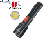 Ліхтарик ручний АКБ вбудований,діод P90,Micro USB,довж.-16см,метал. корп.X-Balong BL-X77-P90