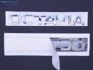 Эмблема надпись OCTAVIA 2013- скотч 3М 178*22mm раздельная 5E08536872ZZ