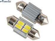 Лампочка светодиодная софитная Pulso LP-62031 SV8.5 T11x31mm 4SMD-5730 130Lm