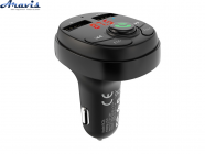 FM модулятор Bluetooth BC26 Borofone 2USB 2,1A Black