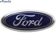 Емблема FORD 230х93мм в зборі скотч 3M/3 кліпси Синя FOR1001