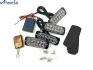 Стробоскоп светодиодный 12LED 4in1 white с пультом I-BS-1-4-12LED-W