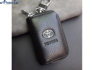 Чехол для ключей с карабином Toyota кожа 2870