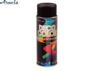 Краска аэрозольная Deco Color 400 мл Decoration чёрная матовая 720156