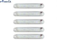 Габарит белый 100х15мм 12/24V Led 6 диодов Галакси MRТ-24 К-054