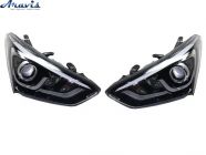 Противотуманные фары LED Hyundai Santa Fe/2017-21/HY-0651LED/DRL