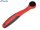 Трещітка 1/2" з гумовою ручкою KingRoy (KRW-021) Red