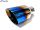 Насадка на глушитель наконечник на выхлопную трубу синий Vitol НГ-1015-Bl 60мм тюнинг авто