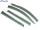 Дефлекторы окон ветровики Mitsubishi Outlander Sport/ASX 2013- П/К скотч FLY нержавеющая сталь 3D BMTJX1323-W/S(34)
