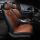Накидки на сидения алькантара Elegant PALERMO Коричневый-Темный передние 700 205