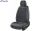 Накидки на сидіння преміум класу велюр Beltex Chicago Чорний black Передні BX85151