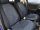 Накидки на сидіння шкірозамінник Чорний Сині Ромби передние 1+1 АвтоКомфорт