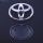 Емблема Toyota Corolla 2009-2013 пластик 9 пуклі передня 140х95мм OEM75312-0250