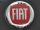 Эмблема Fiat пластик скотч красная D85