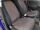 Накидки на сидіння шкірозамінник коричневий Коричневі ромби передні 1+1 АвтоКомфорт