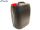 Канистра пластиковая 20л Черная для технических жидкостей крышка:зеленая,белая,красная 820гр